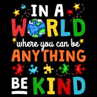 Autism Kindness Inspirational Be Kind Awareness Cute Gift Drawstring Bag