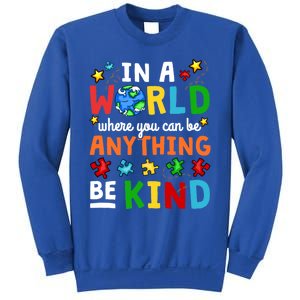 Autism Kindness Inspirational Be Kind Awareness Cute Gift Sweatshirt