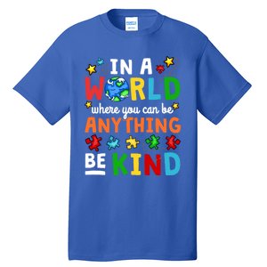 Autism Kindness Inspirational Be Kind Awareness Cute Gift Tall T-Shirt