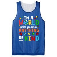 Autism Kindness Inspirational Be Kind Awareness Cute Gift Mesh Reversible Basketball Jersey Tank