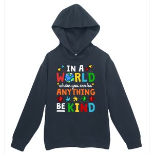 Autism Kindness Inspirational Be Kind Awareness Cute Gift Urban Pullover Hoodie