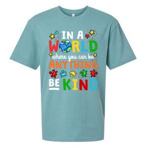 Autism Kindness Inspirational Be Kind Awareness Cute Gift Sueded Cloud Jersey T-Shirt