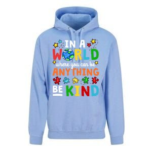 Autism Kindness Inspirational Be Kind Awareness Cute Gift Unisex Surf Hoodie