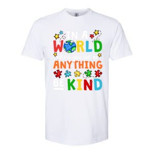 Autism Kindness Inspirational Be Kind Awareness Cute Gift Softstyle CVC T-Shirt