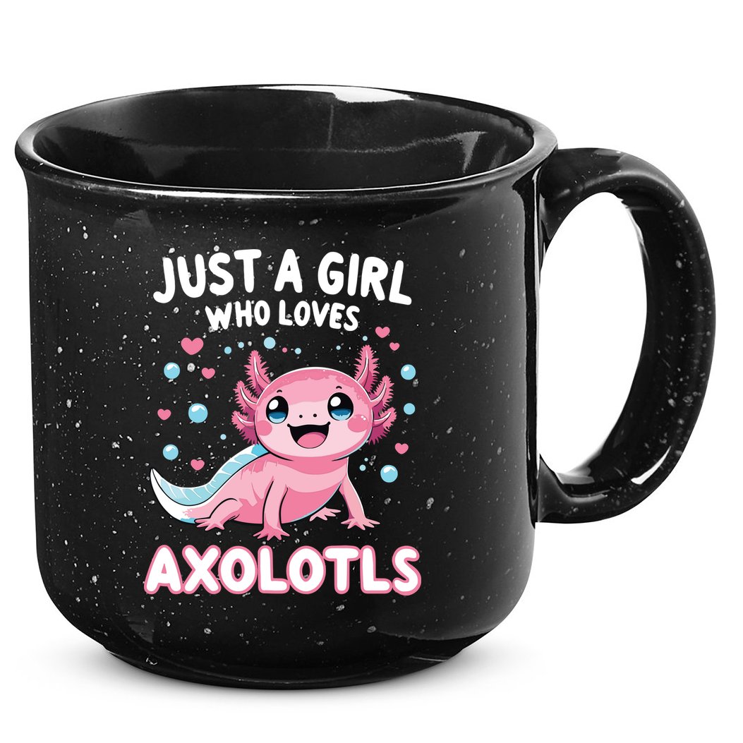 Axolotl Kawaii Just A Girl Who Loves Axolotls 15oz Campfire Ceramic Mug