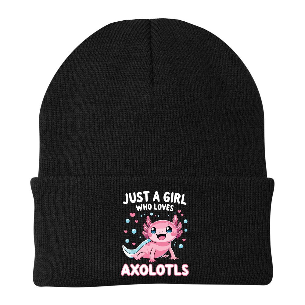 Axolotl Kawaii Just A Girl Who Loves Axolotls Beanie