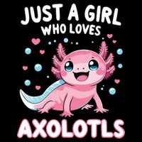 Axolotl Kawaii Just A Girl Who Loves Axolotls Cropped Pullover Crew