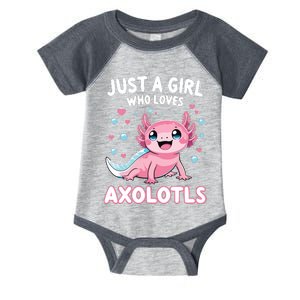 Axolotl Kawaii Just A Girl Who Loves Axolotls Infant Baby Jersey Bodysuit