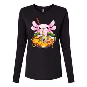 Axolotl Kawaii Japanese Food Womens Cotton Relaxed Long Sleeve T-Shirt