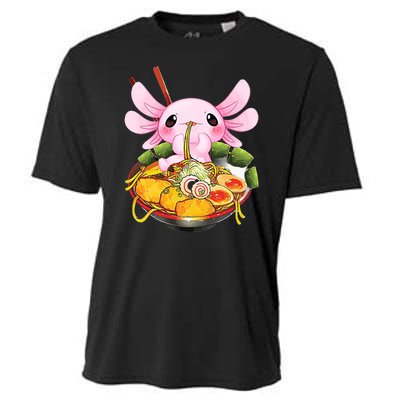 Axolotl Kawaii Japanese Food Cooling Performance Crew T-Shirt