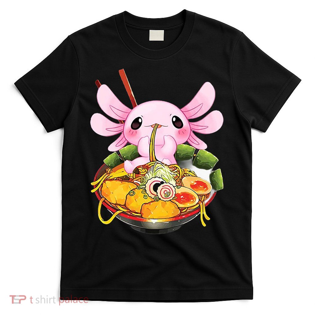 Axolotl Kawaii Japanese Food T-Shirt