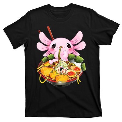 Axolotl Kawaii Japanese Food T-Shirt