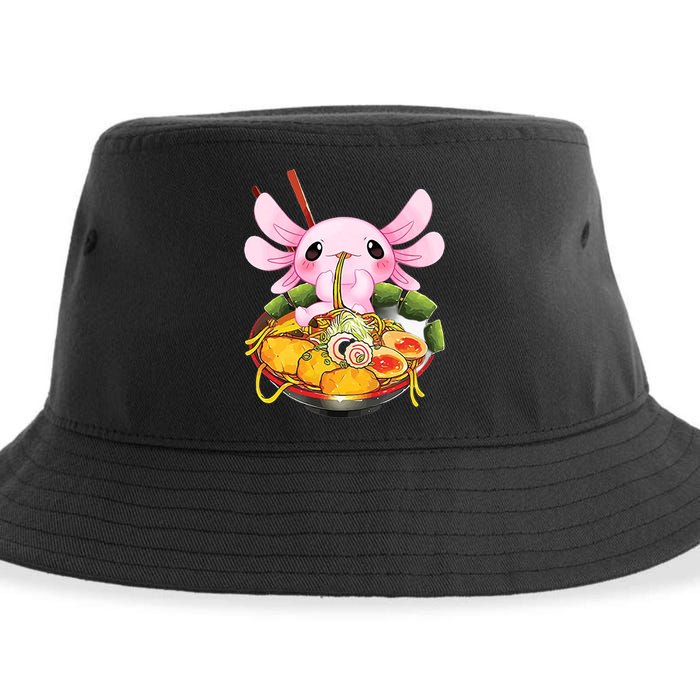 Axolotl Kawaii Japanese Food Sustainable Bucket Hat