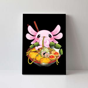 Axolotl Kawaii Japanese Food Canvas