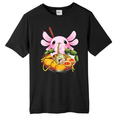 Axolotl Kawaii Japanese Food Tall Fusion ChromaSoft Performance T-Shirt