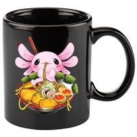 Axolotl Kawaii Japanese Food 11oz C Handle Ceramic Mug