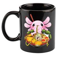Axolotl Kawaii Japanese Food 11oz C Handle Ceramic Mug