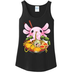 Axolotl Kawaii Japanese Food Ladies Essential Tank