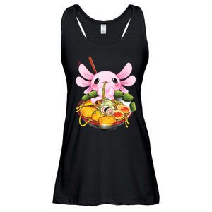 Axolotl Kawaii Japanese Food Ladies Essential Flowy Tank