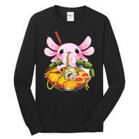 Axolotl Kawaii Japanese Food Tall Long Sleeve T-Shirt