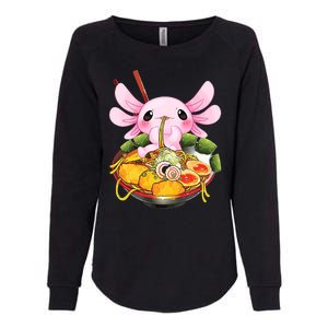 Axolotl Kawaii Japanese Food Womens California Wash Sweatshirt