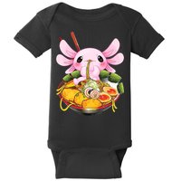 Axolotl Kawaii Japanese Food Baby Bodysuit