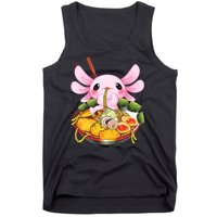 Axolotl Kawaii Japanese Food Tank Top