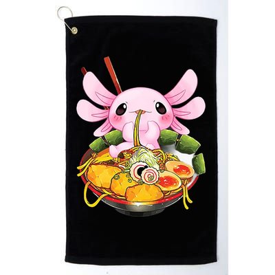 Axolotl Kawaii Japanese Food Golf Towel