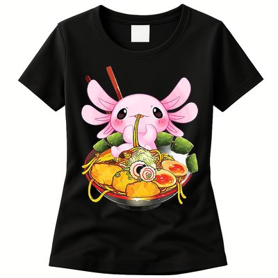 Axolotl Kawaii Japanese Food Womens T-Shirt