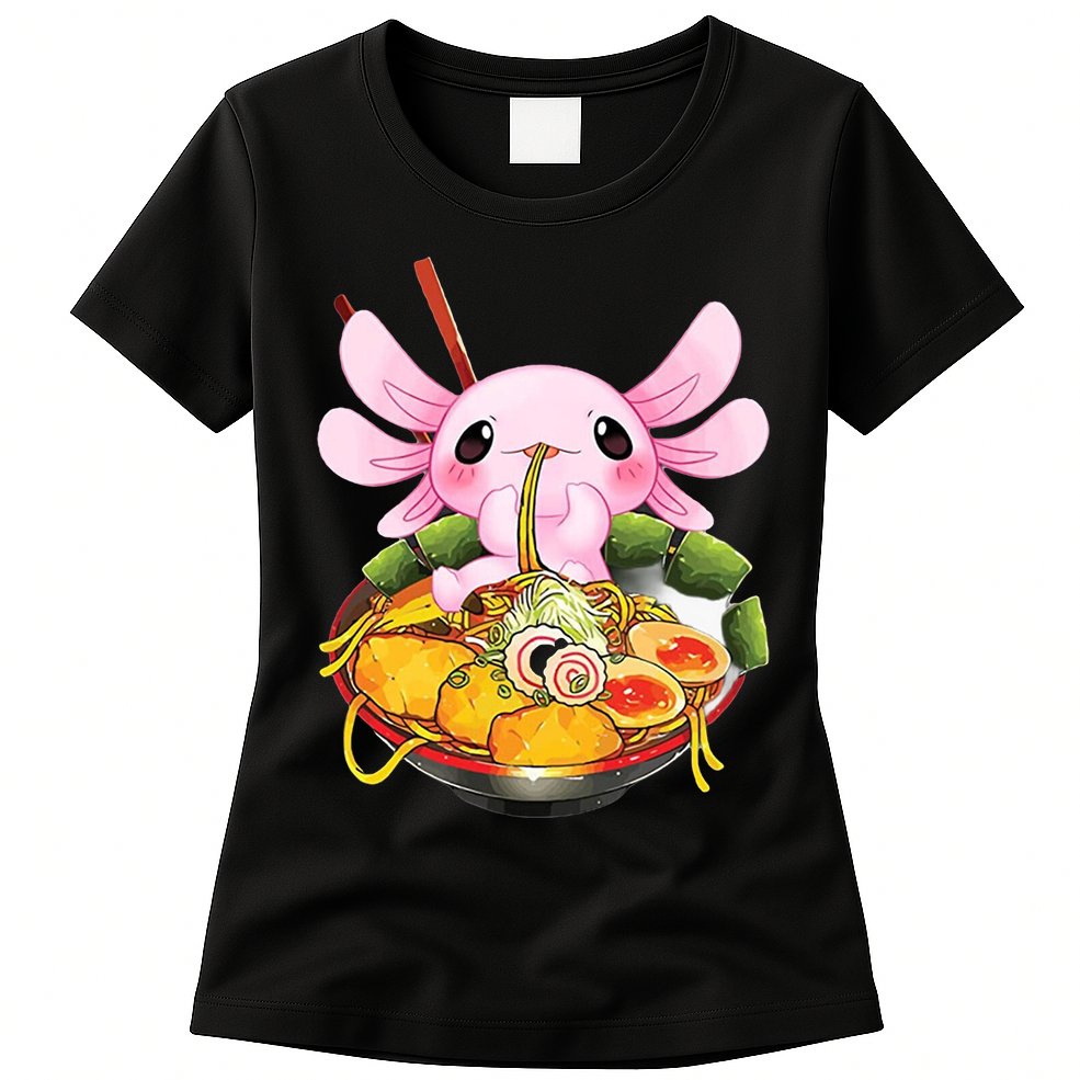 Axolotl Kawaii Japanese Food Womens T-Shirt
