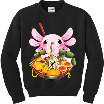 Axolotl Kawaii Japanese Food Kids Sweatshirt