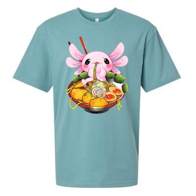 Axolotl Kawaii Japanese Food Sueded Cloud Jersey T-Shirt