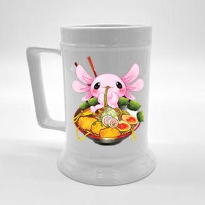 Axolotl Kawaii Japanese Food Beer Stein