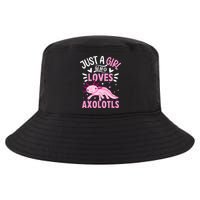 Axolotl Kawaii Just A Girl Who Loves Axolotls Cool Comfort Performance Bucket Hat