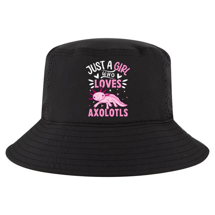 Axolotl Kawaii Just A Girl Who Loves Axolotls Cool Comfort Performance Bucket Hat