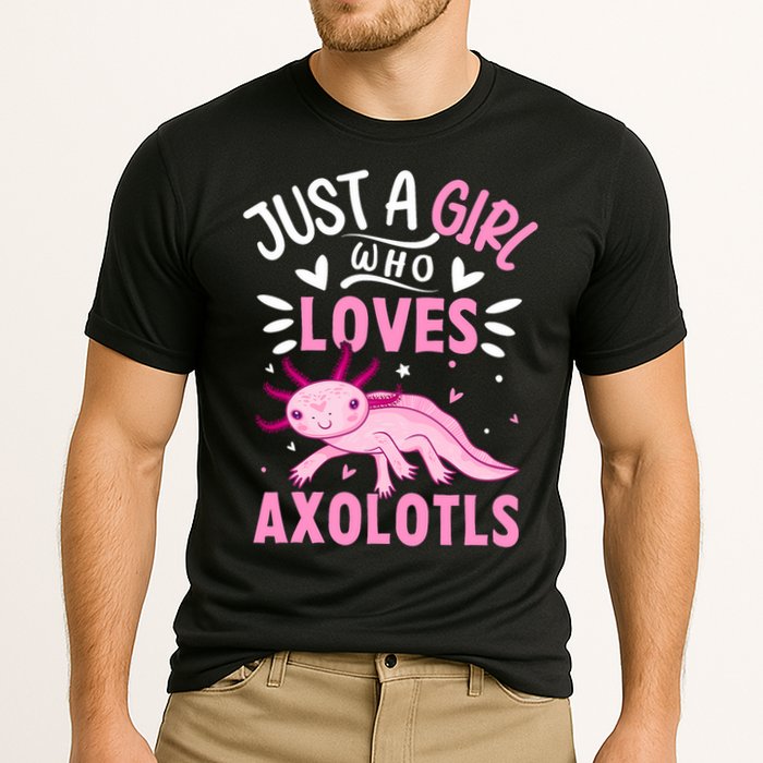 Axolotl Kawaii Just A Girl Who Loves Axolotls Cooling Performance Crew T-Shirt