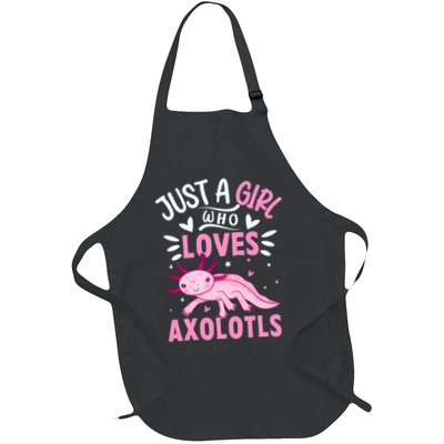 Axolotl Kawaii Just A Girl Who Loves Axolotls Apron