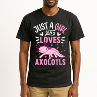 Axolotl Kawaii Just A Girl Who Loves Axolotls Tall T-Shirt