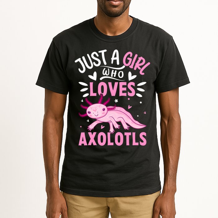 Axolotl Kawaii Just A Girl Who Loves Axolotls Tall T-Shirt