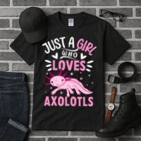 Axolotl Kawaii Just A Girl Who Loves Axolotls Tall T-Shirt