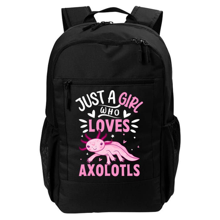 Axolotl Kawaii Just A Girl Who Loves Axolotls Backpack