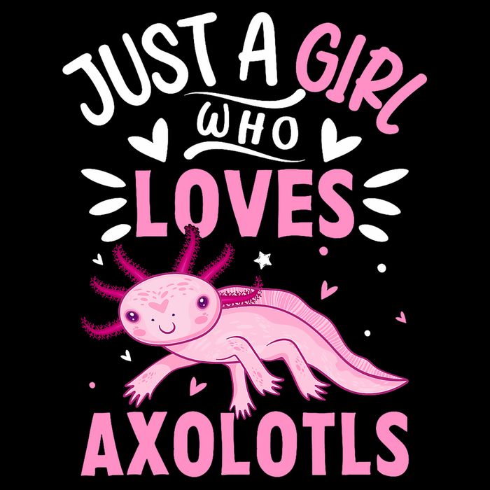 Axolotl Kawaii Just A Girl Who Loves Axolotls Drawstring Bag