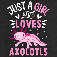 Axolotl Kawaii Just A Girl Who Loves Axolotls 25L Jumbo Tote