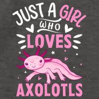 Axolotl Kawaii Just A Girl Who Loves Axolotls Vector Backpack