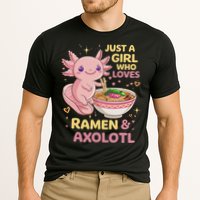 Axolotl Kawaii Just A Girl Who Loves Ramen And Axolotls Cooling Performance Crew T-Shirt