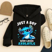 Axolotl Kawaii Just A Boy Who Loves Axolotls Dabbing Axolotl Hoodie