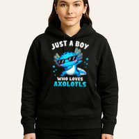 Axolotl Kawaii Just A Boy Who Loves Axolotls Dabbing Axolotl Hoodie
