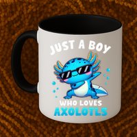Axolotl Kawaii Just A Boy Who Loves Axolotls Dabbing Axolotl Mug