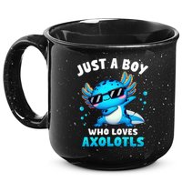 Axolotl Kawaii Just A Boy Who Loves Axolotls Dabbing Axolotl 15oz Campfire Ceramic Mug