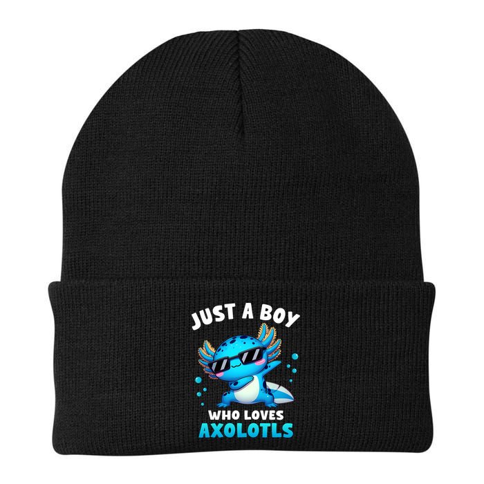 Axolotl Kawaii Just A Boy Who Loves Axolotls Dabbing Axolotl Beanie